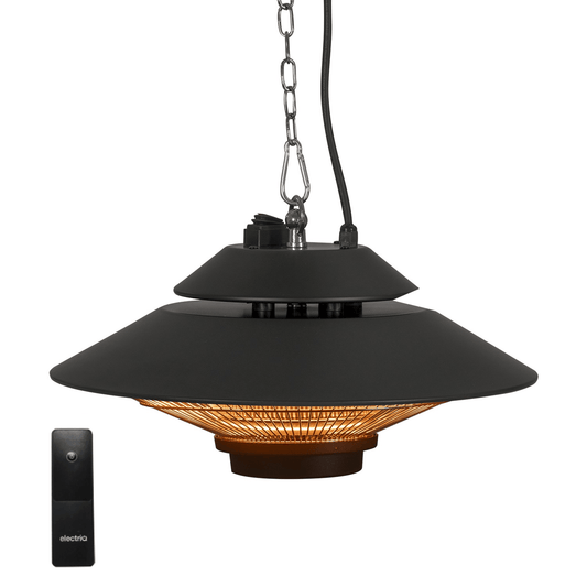 Hanging Electric Patio Heater with Remote 1500w