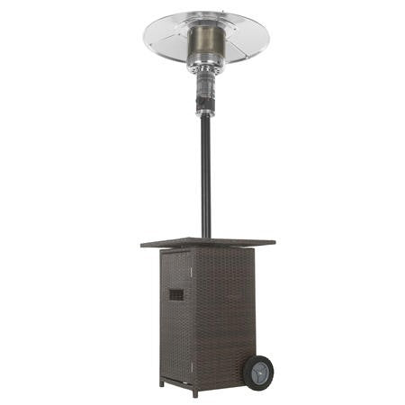 Mushroom Outdoor Gas Patio Heater - Brown Rattan